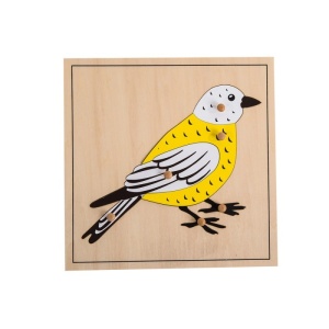 Puzzle Montessori Pasăre