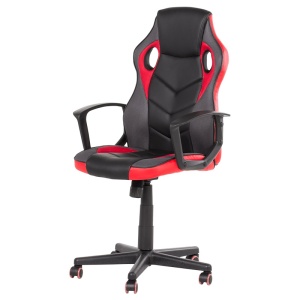 Scaun gaming Carmen 7519 - negru-roșu - Img 3
