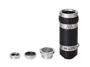 Set de obiective pentru smartphone/tabletă M-Life 4în1 - Img 1
