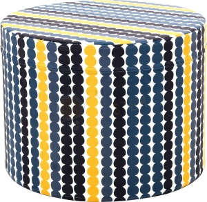 Taburet - motiv cercuri, diametru 40 cm