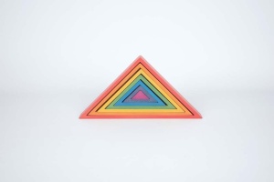 Triunghiuri multicolore constructor - Img 2