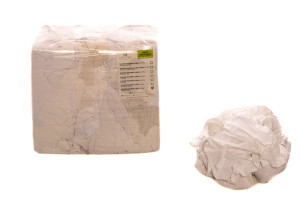 Lavete de bumbac alb - tip tricou, bluzon, cearceaf, camasa 10 kg.
