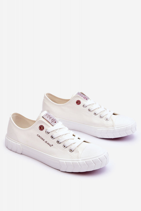 Класически кецове Cross Jeans LL2R4052 SH24466 - бели