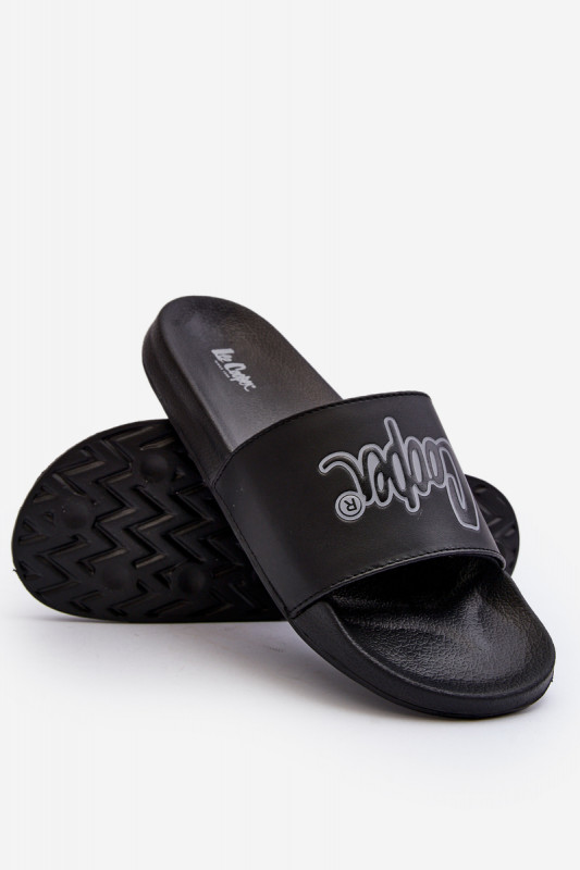 Мъжки чехли Lee Cooper LCW-24-42-2485M SH29838 - черно-бели