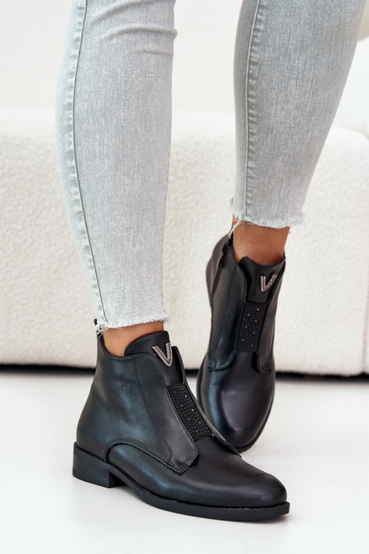 Дамски боти S.Barski HY42-119 SH33924 - черни