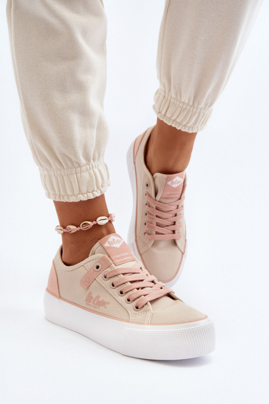 Дамски кецове Lee Cooper LCW-24-31-2196 SH30211 - бежови