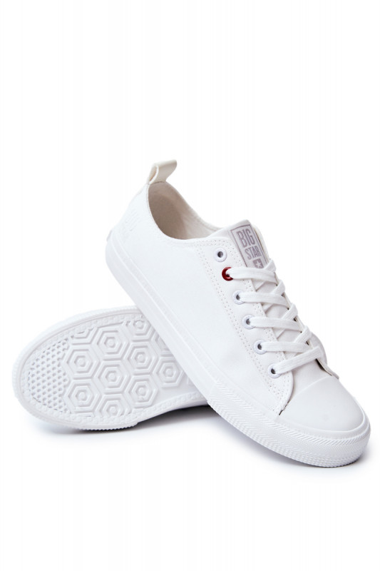 Мъжки класически кецове BIG STAR JJ174001 SH18640 - бели