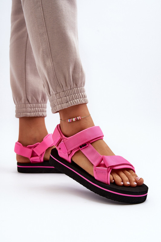 Спортни сандали Lee Cooper LCW-23-34-2613 SH30062 - розови