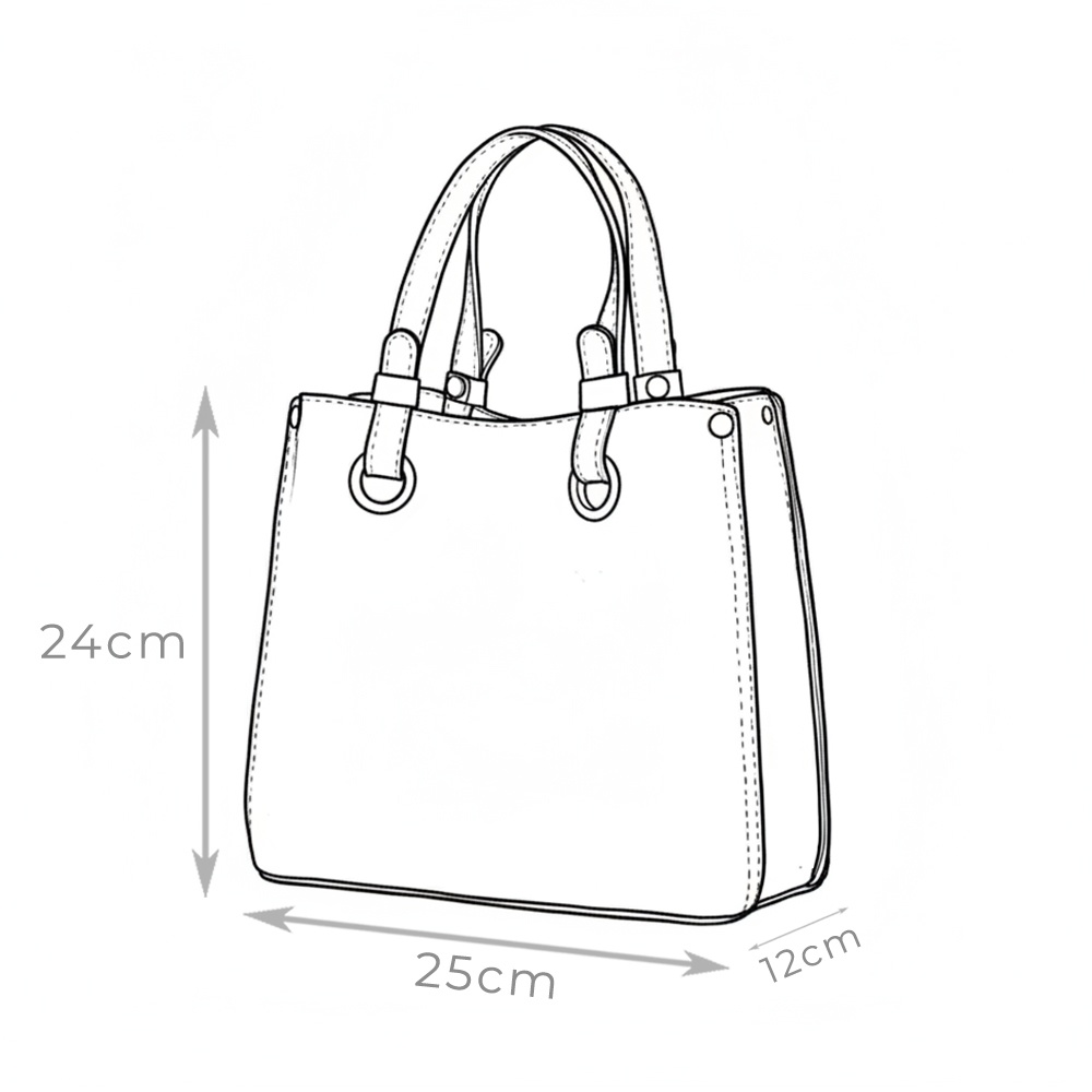 Geanta dama din piele naturala Ilona roz - imagine 5