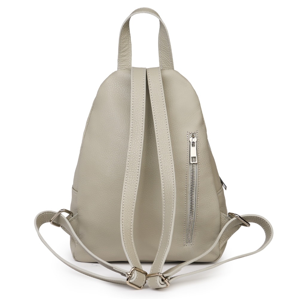 Rucsac din piele naturala Dante gri