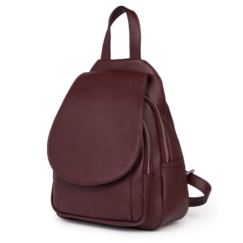 Rucsac din piele naturala Dante grena