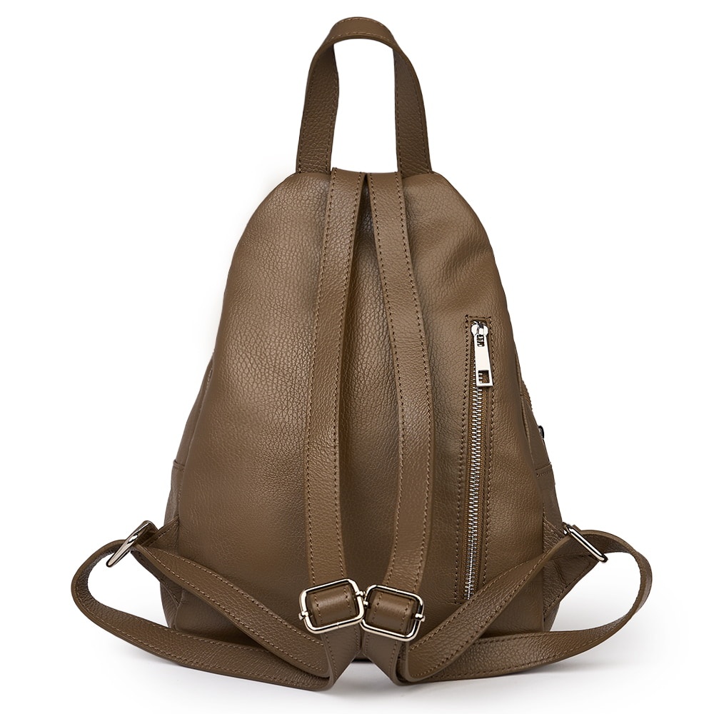 Rucsac din piele naturala Dante bej