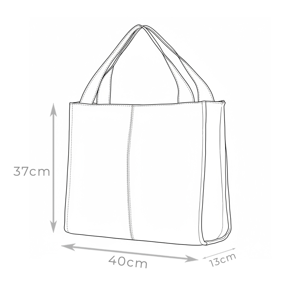 Geanta dama din piele naturala Naomi coniac - imagine 5