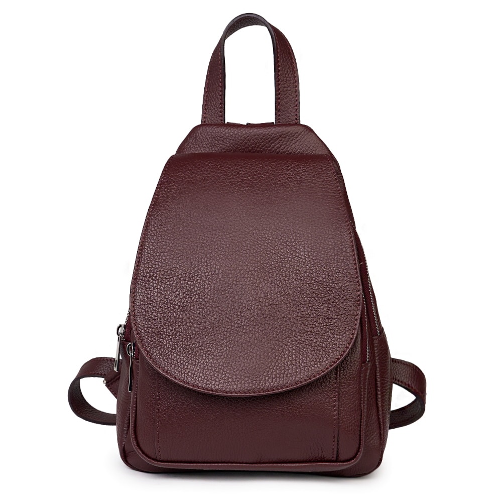 Rucsac din piele naturala Dante grena