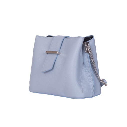 Mini poseta dama din piele Avery bleu
