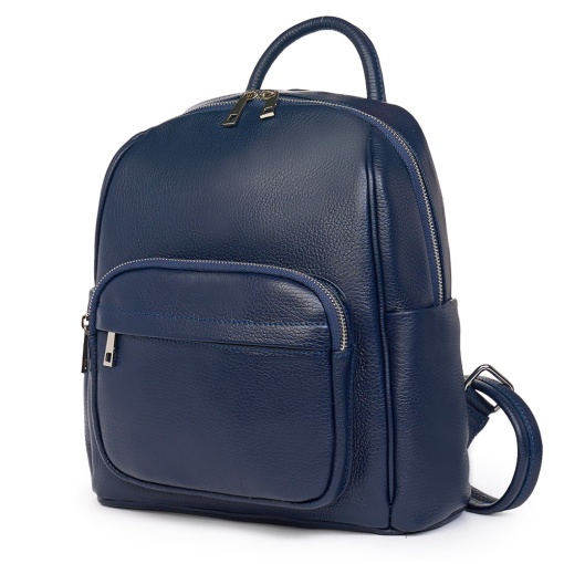 Rucsac din piele naturala Vicenzo bleumarin