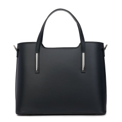 Geanta dama din piele Ligia neagra - Img 4