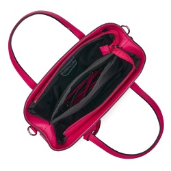 Geanta dama din piele naturala Gianna fucsia - Img 3