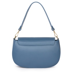 Geanta dama din piele naturala Rosalia bleu - Img 2