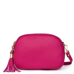 Poseta din piele cu trei compartimente Felicia fucsia - Img 4