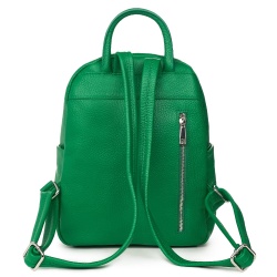 Rucsac din piele naturala Angelo verde - Img 2