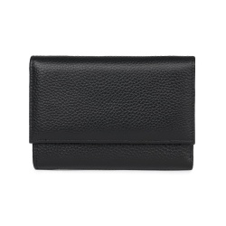 Дамски кожен портфейл Simeon, черен