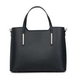 Geanta dama din piele Ligia neagra - Img 2