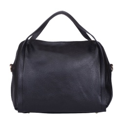 Geanta dama din piele naturala Evelyn neagra - Img 4