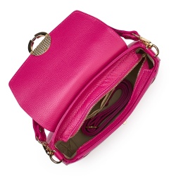 Geanta dama din piele naturala Rosalia fucsia - Img 3