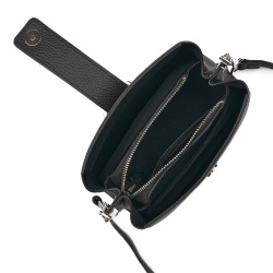 Mini poseta dama din piele Avery neagra - Img 3