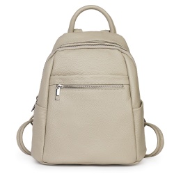Rucsac dama din piele Jonathan gri - Img 2