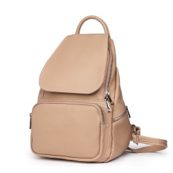 Rucsac din piele naturala Amadeus roz - Img 1
