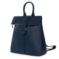 Rucsac din piele naturala Ricardo bleumarin - Img 1