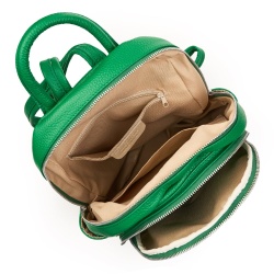 Rucsac din piele naturala Thomas verde - Img 3