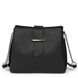 Mini poseta dama din piele Avery neagra - Img 4