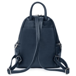 Rucsac din piele naturala Enzo bleumarin - Img 2