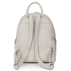 Rucsac din piele naturala Enzo gri - Img 2