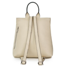 Rucsac din piele naturala Ricardo crem - Img 2