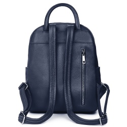 Rucsac din piele naturala Angelo bleumarin - Img 2