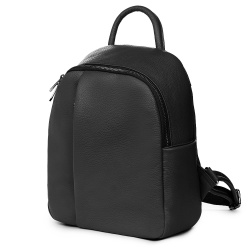 Rucsac din piele naturala Angelo negru - Img 1