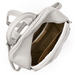 Rucsac din piele naturala Enzo gri - Img 3
