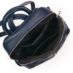 Rucsac din piele naturala Silvio bleumarin - Img 3