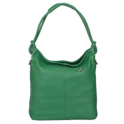 Geanta dama din piele naturala Mia verde - Img 2