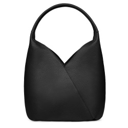 Geanta piele naturala Lorena neagra - Img 2
