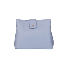 Mini poseta dama din piele Avery bleu - Img 2