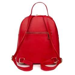 Rucsac din piele matlasata Mateo rosu - Img 2