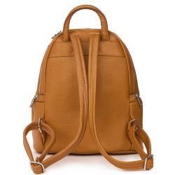 Rucsac din piele naturala Enzo coniac - Img 2