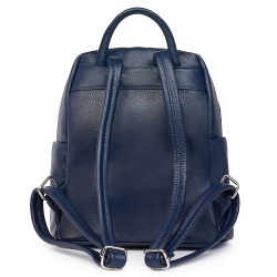 Rucsac din piele naturala Vicenzo bleumarin - Img 2