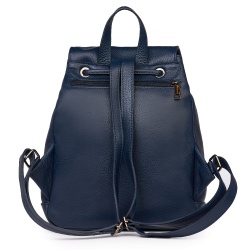 Rucsac piele naturala Jimmy bleumarin - Img 2