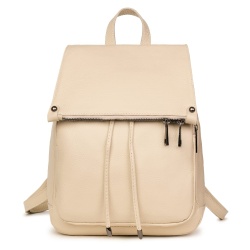 Rucsac piele naturala Jimmy crem - Img 4
